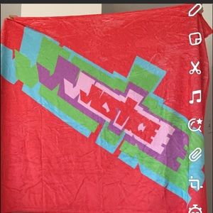 Justin Bieber Justice Tour Blanket